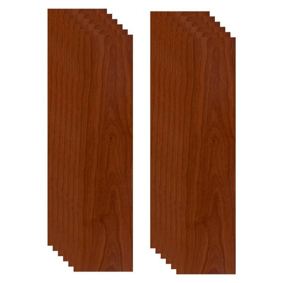 Set 12 placi autoadezive pardoseala, PVC, 1.67 mp/set, lemn visin - - Roveli