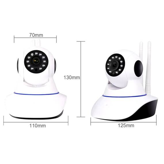 Camera de supraveghere rotativa, WIFI, 1080p, audio bidirectional - 7- Roveli