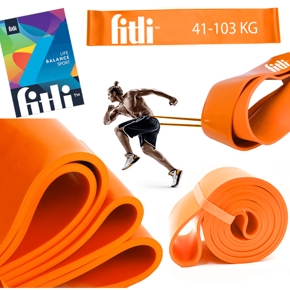 Banda elastica, banda de rezistenta pentru fitness, antrenament in sala de gimnastica, gimnastica de recuperare, Latex, 208 cm, 41-1 - 7- Roveli