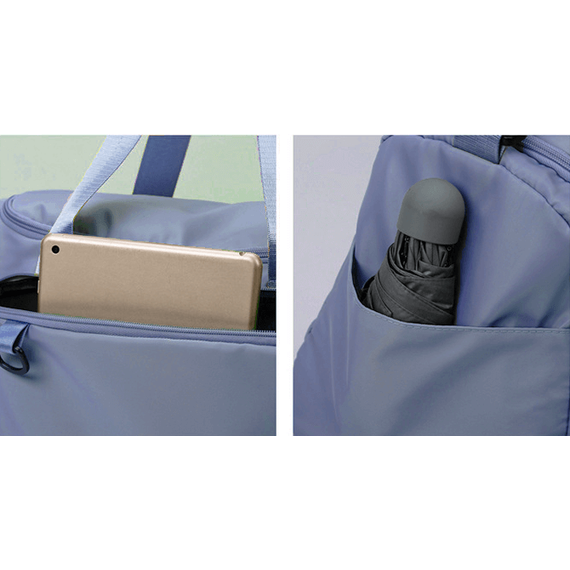 Geanta sport pentru fitness,calatorii, multiple compartimente, 31L ,Bleu - 5- Roveli