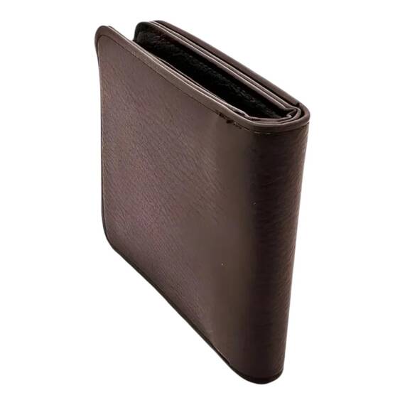 Set curea piele, portofel, husa chei, sigla Mercedes, negru/maro - 21- Roveli