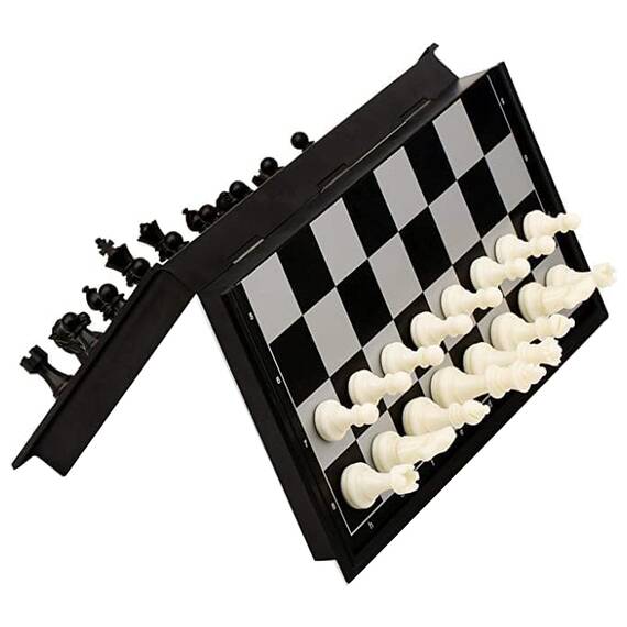 Set placa magnetica de joc Sah/Dame/Table, 1 + 1 gratis - 5- Roveli
