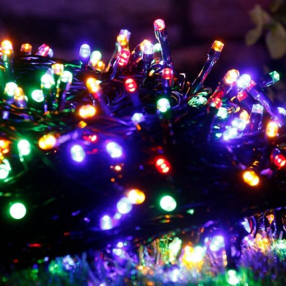 Instalatie pom, liniara, 100 LED, 9m, diverse culori, 1+1 gratis - 10- Roveli