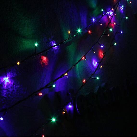 Instalatie pom, liniara, 100 LED, 9m, diverse culori, 1+1 gratis - 11- Roveli