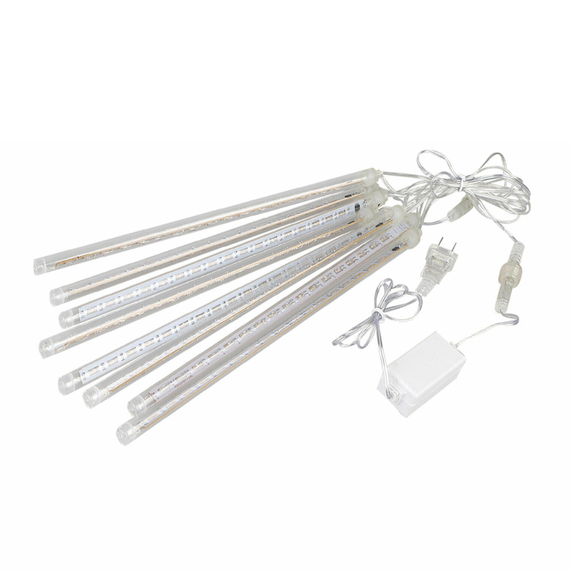 Instalatie tip ploaie meteoriti, 192 LED, 3.9m, diverse culori - 5- Roveli