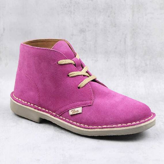 Ghete usoare , pentru copii , din piele naturala , cu talpa cusuta 445-FUCSIA/FUCSIA, Culoare (12): Fucsia, Marime (12): 35 - - Roveli