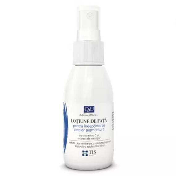 Lotiune de Fata Pentru Indepartarea Petelor Pigmentare Q4U 50 ml Tis Farmaceutic - - Roveli
