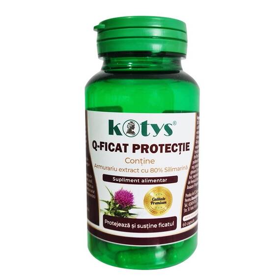 Q Ficat Protectie 60 capsule Kotys - - Roveli