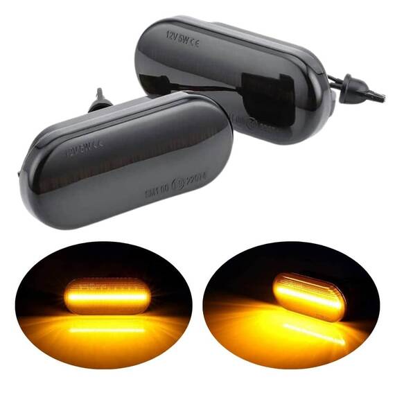 Set 2 Lampi semnalizare aripa, dinamica, VW, Seat, Skoda - 8- Roveli