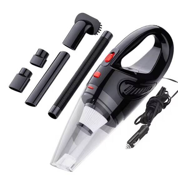 Aspirator cu fir pentru masina 65 w : Culoare - negru, Culoare (tm): negru - - Roveli