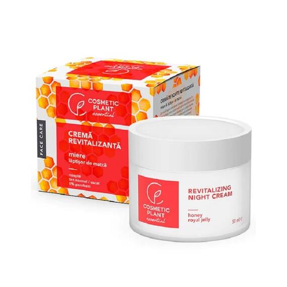 Crema Revitalizanta de Noapte cu Miere si Laptisor de Matca 50 ml Cosmetic Plant - - Roveli