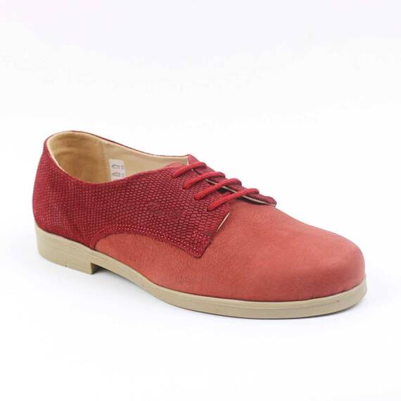 ​Pantofi  de dama , comozi , din piele naturala  5002-ROSU, Culoare (12): Rosu, Marime (12): 38** - - Roveli