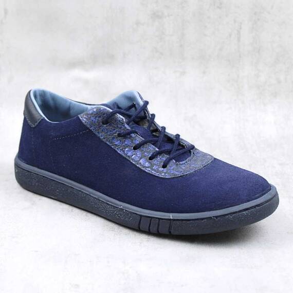 Pantofi sport  pentru copii , din piele naturala intoarsa 3266-BLEUMARIN, Culoare (12): Bleumarin, Marime (12): 30 - - Roveli