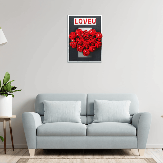 Set de constructie Rama cu 13 trandafiri, 848 piese - 3- Roveli