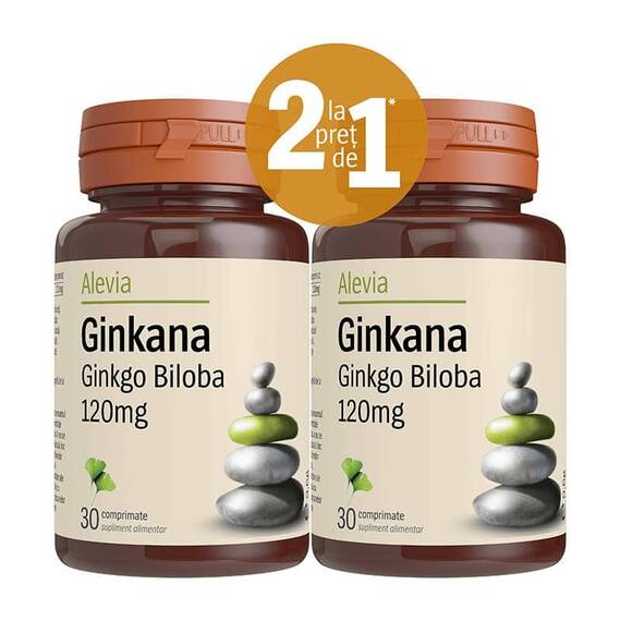 Ginkana Ginkgo Biloba 120mg Pachet - - Roveli