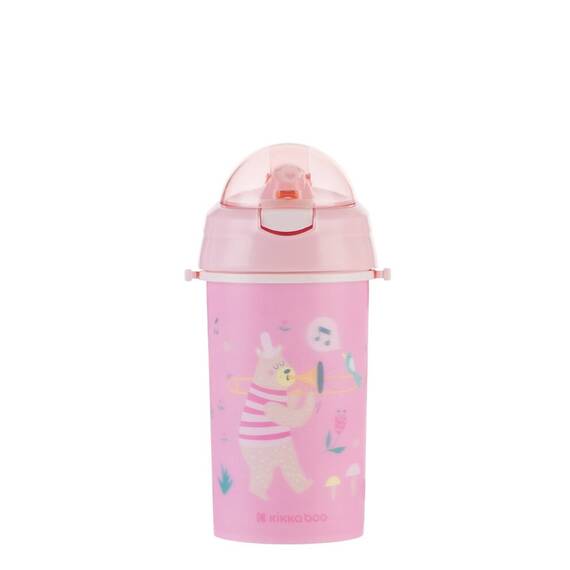 Cana cu pai si curea 450 ml Music Fest Pink, Kikka Boo - 4- Roveli
