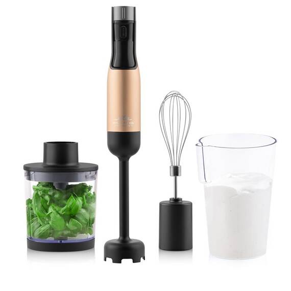 Blender de mana ETA Mano 3219 90020, 1000 W, 9 viteze, afisaj LCD, negru-auriu - - Roveli
