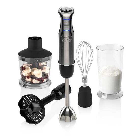 Blender de mana ETA Tasso 5056 90000, 600 W, 6 viteze, atasament special pentru piure, negru - - Roveli