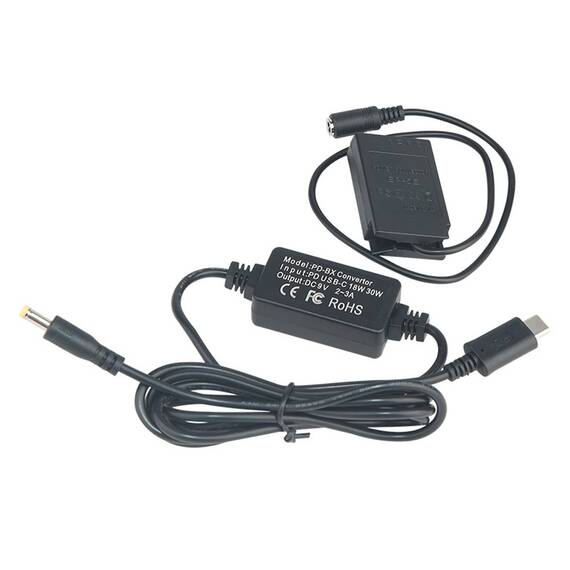 Alimentator Tip Baterie EN-EL22 Nikon EP-5E Dummy Battery DC COUPLER TYPE-C PD - - Roveli