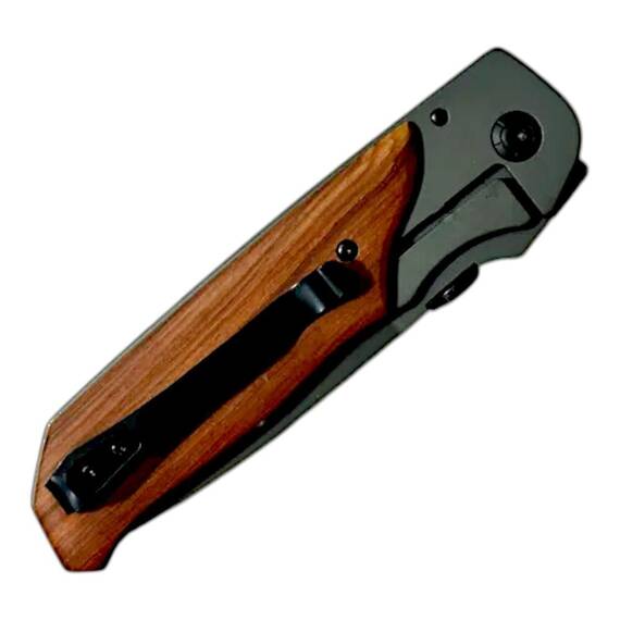 Instrument pentru taiat Browning, lama otel 440C, 19.5 cm, lemn - 2- Roveli