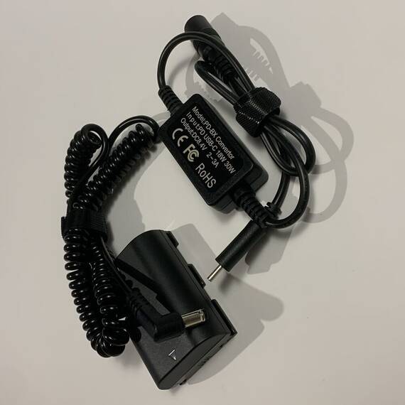 Alimentator Tip Baterie BP511 Canon DR-400 Dummy Battery DC COUPLER TYPE-C SPRING CORD - - Roveli