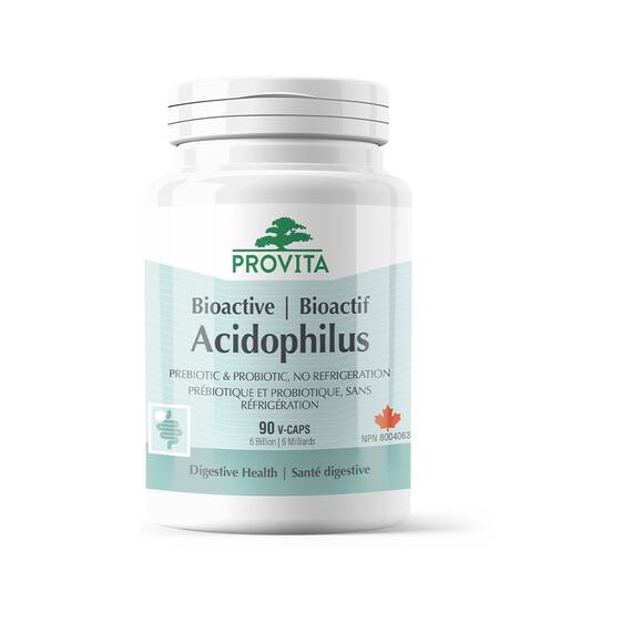 Acidophilus Bio-Active 90 capsule Provita Nutrition - - Roveli