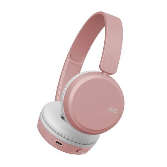 Casti audio On-Ear JVC HA-S36W-P-U, Bluetooth, Autonomie 35h, microfon, Roz - - Roveli