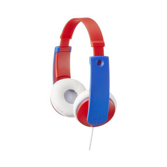 Casti JVC pentru copii HA-KD7-RNE, Over-ear, rosu-albastru - - Roveli