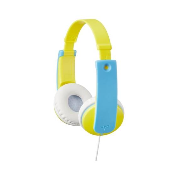 Casti JVC pentru copii HA-KD7-YNE, Over-ear, galben-albastru - - Roveli