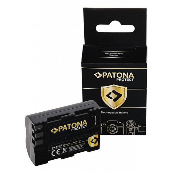 Acumulator /Baterie Patona Protect pentru Nikon D700 D300 D200 D100 D80 D70 D50 EN-EL3e - - Roveli