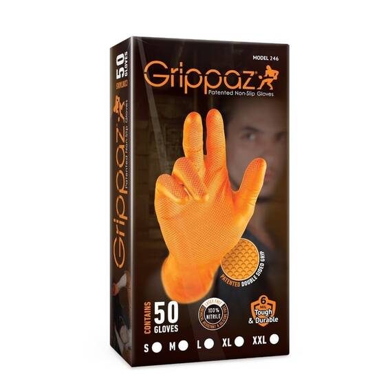 Set 50 manusi nitril L/XL, rezistente chimic, aderenta ridicata - 2- Roveli