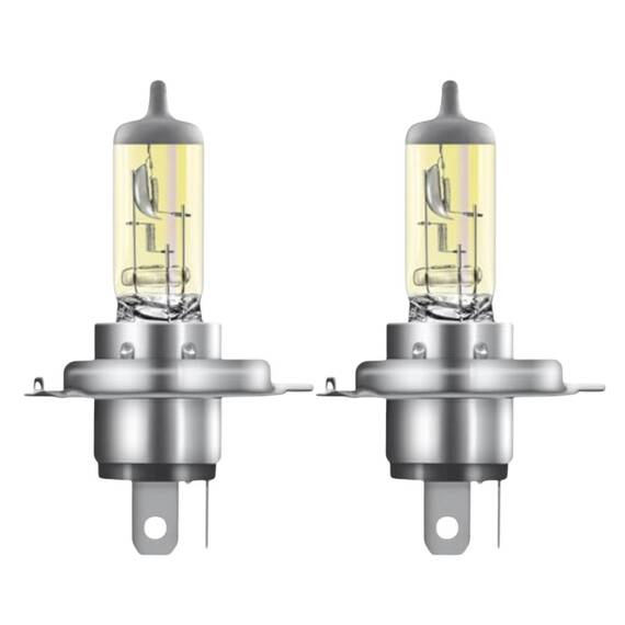 Set 2 becuri auto halogen H4 OSRAM, 2 faze, 120/110W, 3200K, 12V - 2- Roveli