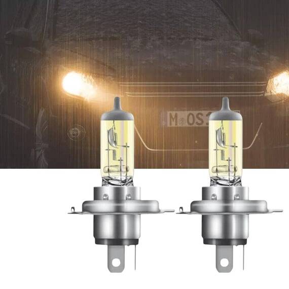 Set 2 becuri auto halogen H4 OSRAM, 2 faze, 120/110W, 3200K, 12V - 3- Roveli