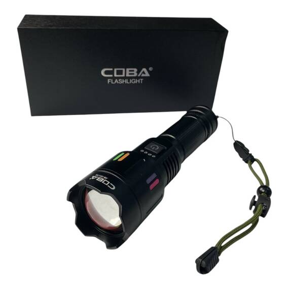 Lanterna LED CP701, 100W, 1000lm, acumulator 9800mAh, zoom, USB - 2- Roveli