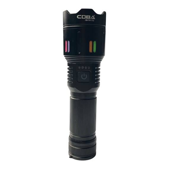 Lanterna LED CP701, 100W, 1000lm, acumulator 9800mAh, zoom, USB - 5- Roveli