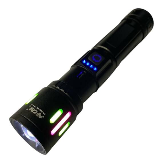 Lanterna LED CP701, 100W, 1000lm, acumulator 9800mAh, zoom, USB - 7- Roveli