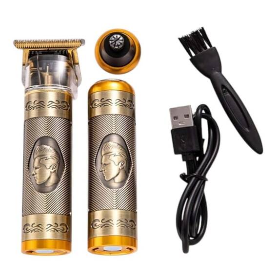 Set ingrijire trimmer 3 in 1, tuns, barba/nas/urechi, USB - 6- Roveli