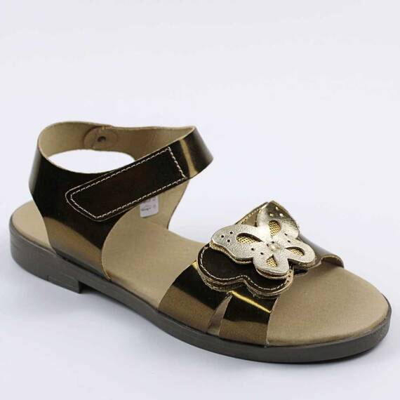 ​Sandale usoare de dama , din piele naturala , cu talpa joasa 3263-BEJ/B, Marime (12): 36 - - Roveli