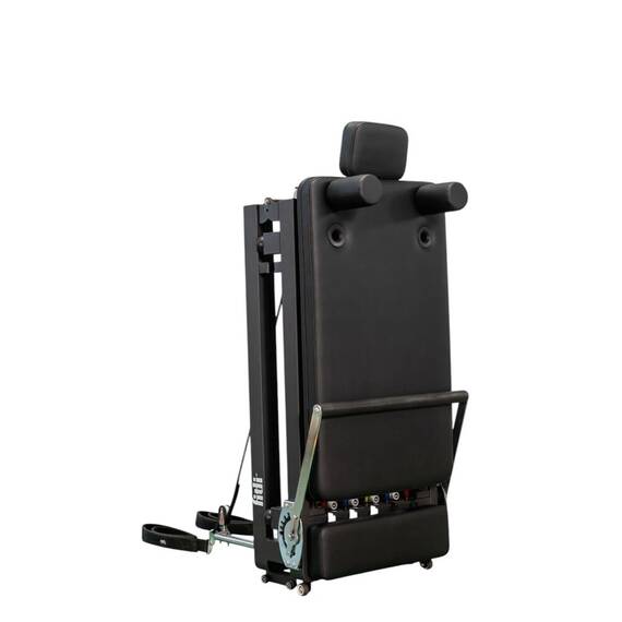 Aparat Pilates Reformer Compact Negru + Accesorii - 5- Roveli