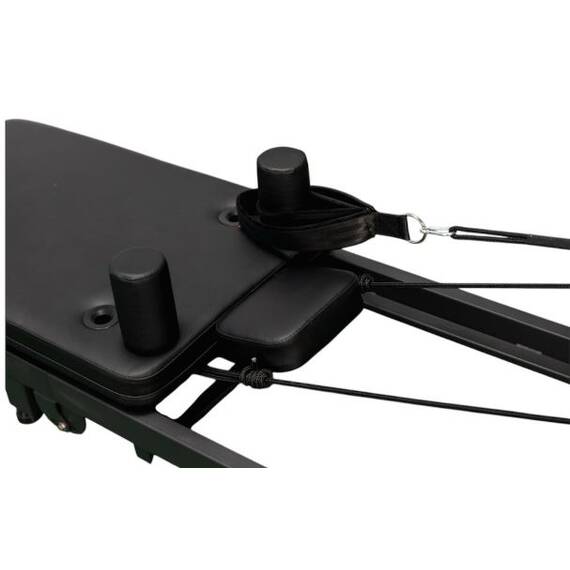 Aparat Pilates Reformer Compact Negru + Accesorii - 4- Roveli