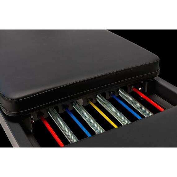 Aparat Pilates Reformer Compact Negru + Accesorii - 2- Roveli