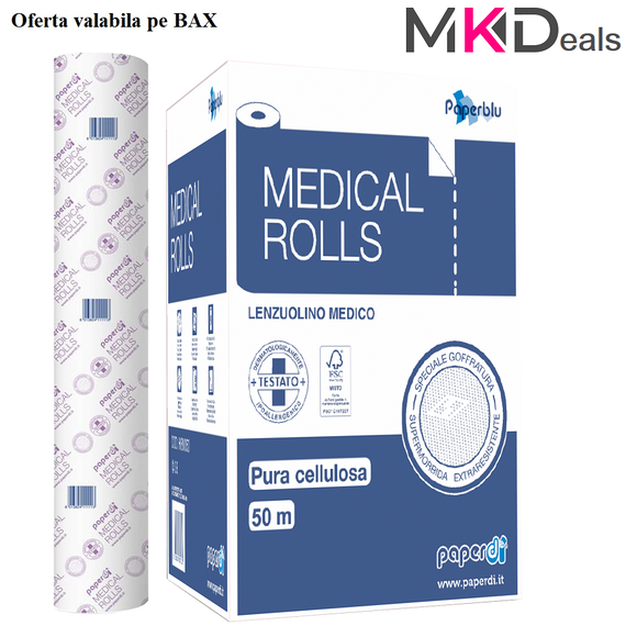 Oferta Role cearceaf hartie 60cmX50m - - Roveli