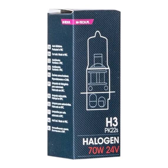 Set 2 becuri auto halogen H3, 24V, 140W/set, 3500K - 4- Roveli