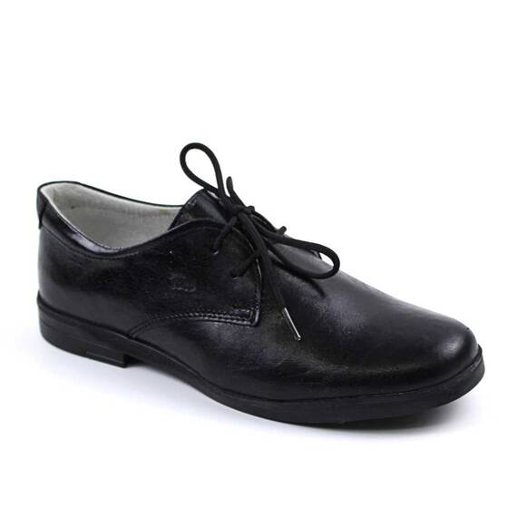 Pantofi  pentru copii , din piele naturala 3194-NEGRU/2, Culoare (12): Negru, Marime (12): 34 - - Roveli
