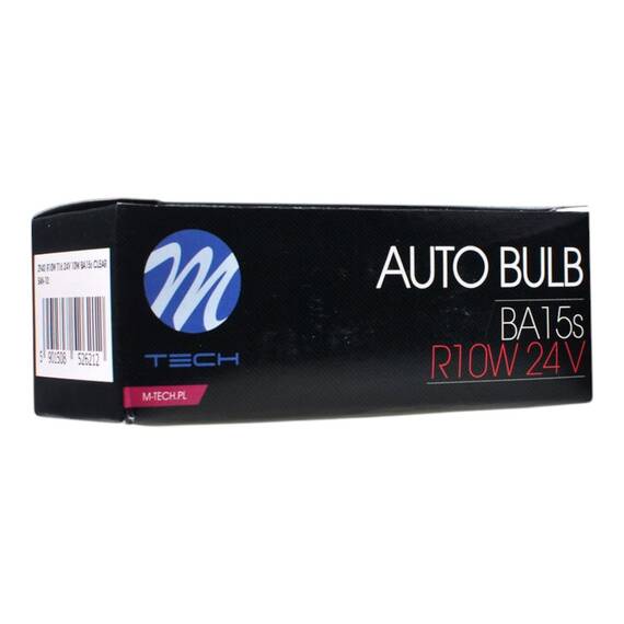Set 10 becuri auto filament tungsten, R10W/BA15s, 24V, 10W, T16 - 3- Roveli
