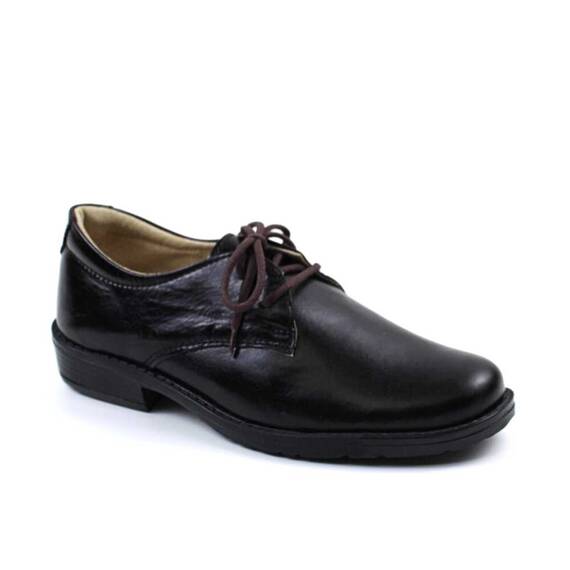 Pantofi unisex , pentru copii , din piele naturala 3194-BORDO/MARO, Marime (12): 30 - - Roveli