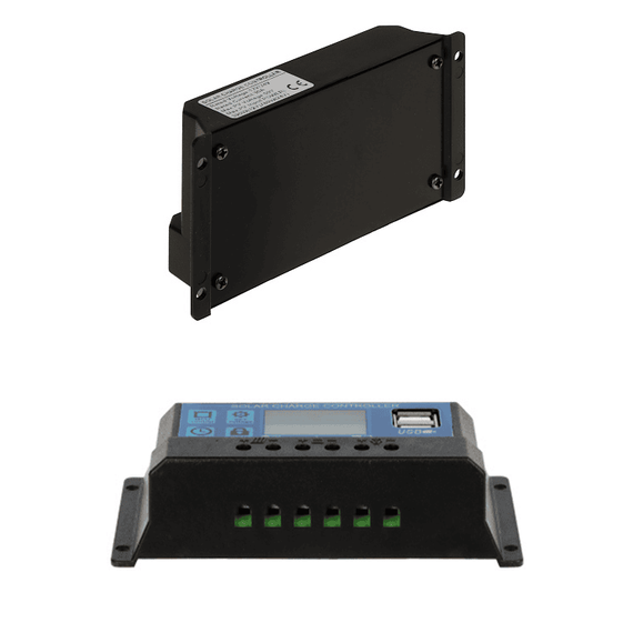 Controller tensiune panou solar cu LCD, 30A, 12/24V, USB - 3- Roveli