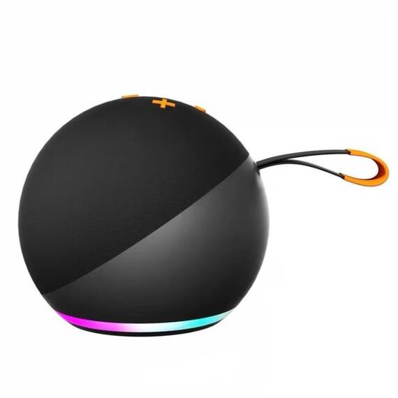 Boxa portabila BT pentru desktop, subwoofer wireless cu LED RGB : Culoare - alb, Culoare (tm): negru - - Roveli