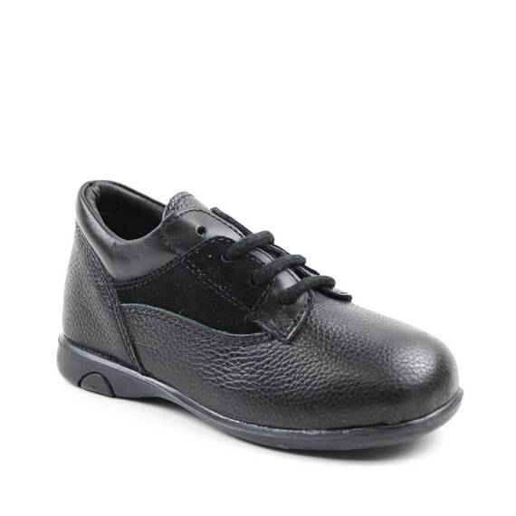 Pantofi casual, de copii , din piele naturala 2635-NEGRU/3, Culoare (12): Negru, Marime (12): 29 - - Roveli