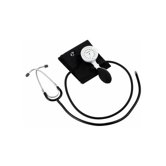 Tensiometru mecanic Riester e-mega cu stetoscop atasat, manseta extralarge - - Roveli